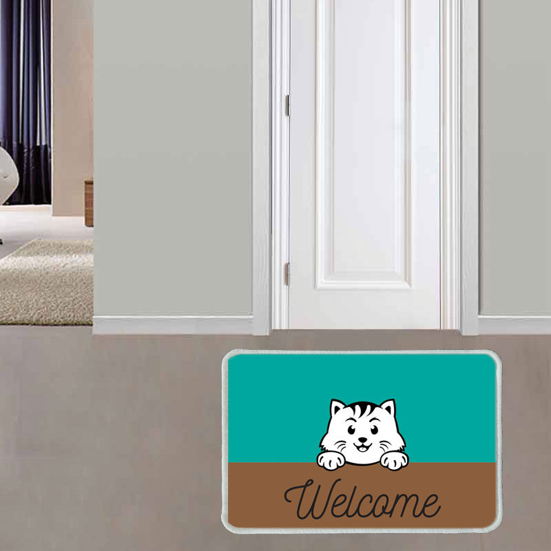 Χαλάκι εισόδου Welcome cat